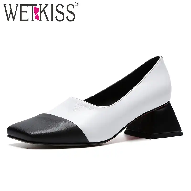 square toe pumps 2019