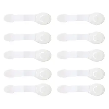 10 PCS Kids Baby Safety Locks Cabinet Door Drawers Refrigerator Locks Children Safety Protection Plastic Security Locks Straps
10 PCS Kids Baby Safety Locks Cabinet Door Drawers Refrigerator Locks Children Safety Protection Plastic Security Locks Straps