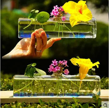 Simple Glass Vase Holder Ornaments Home Accessories Tabletop Vase Transparent & Crystal Modern Long-barreled Square Flower XUGL 
Simple Glass Vase Holder Ornaments Home Accessories Tabletop Vase Transparent & Crystal Modern Long-barreled Square Flower XUGL