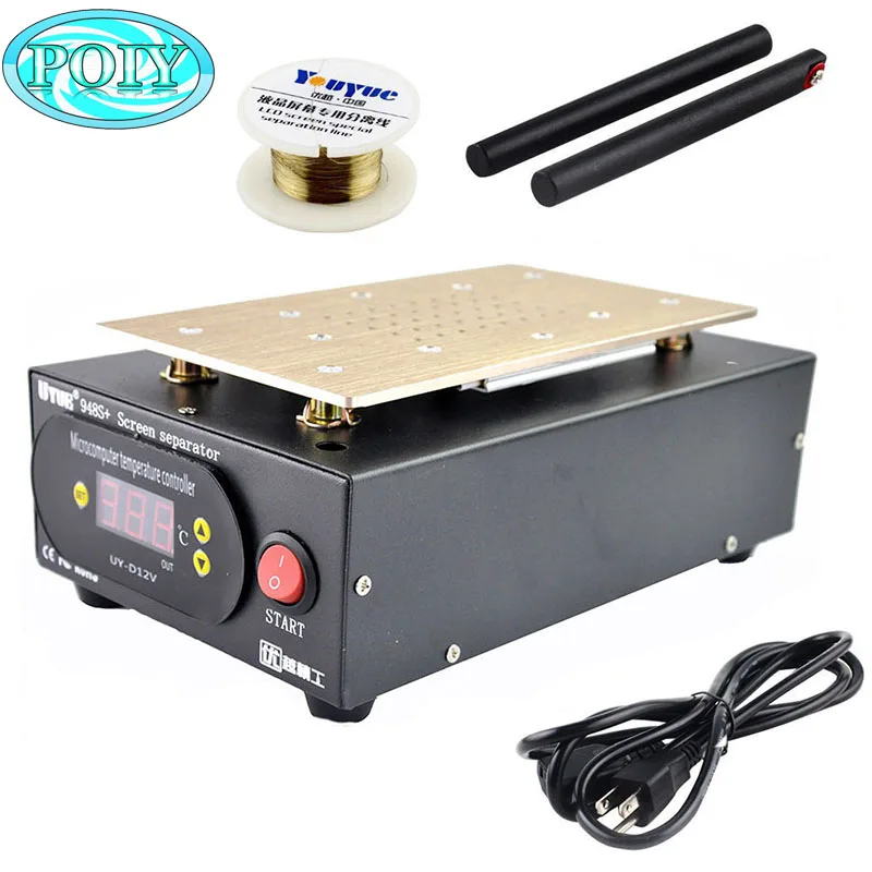 110/220V Build-in Vacuum UYUE 948S+LCD Touch Screen Separator Machine Kit for iPhone Samsung HTC HUAWEI PhoneFront Glass Repair
110/220V Build-in Vacuum UYUE 948S+LCD Touch Screen Separator Machine Kit for iPhone Samsung HTC HUAWEI PhoneFront Glass Repair