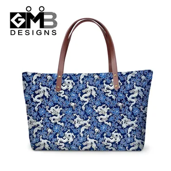 Chinese Style Women Handbags Blue and white 3D Print Satchel Bag Dragon Shoulder Bag Ladies Large Casual Tote Bag Bolsa Feminina
Chinese Style Women Handbags Blue and white 3D Print Satchel Bag Dragon Shoulder Bag Ladies Large Casual Tote Bag Bolsa Feminina