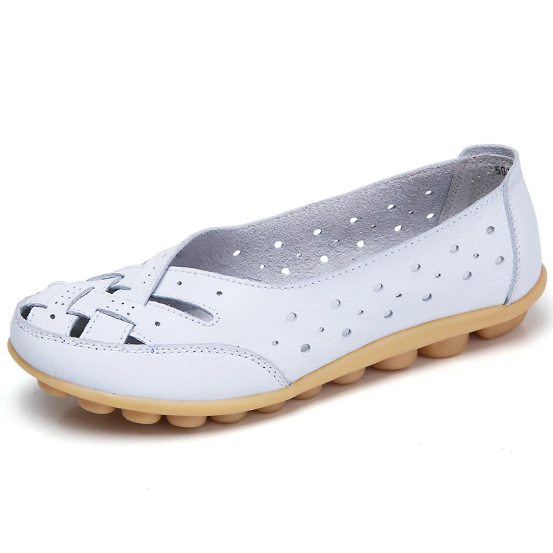 Ladies Flat Shoes 2019 New Fashion Comfortable Leather Flat Shoe Women's Soft Ballet Shoes Large Size 35-44
Ladies Flat Shoes 2019 New Fashion Comfortable Leather Flat Shoe Women's Soft Ballet Shoes Large Size 35-44