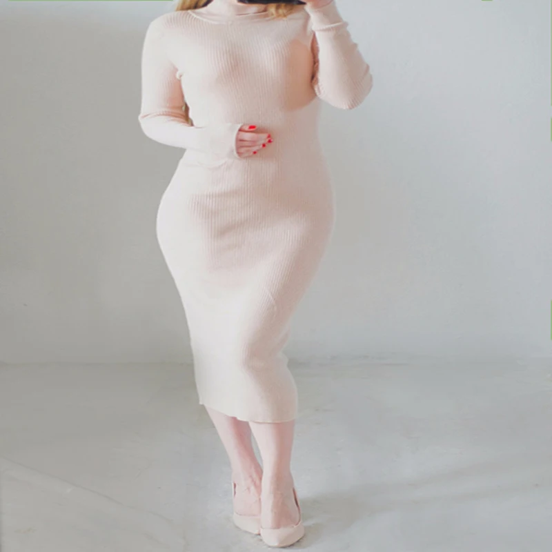 Hot sale New 2017 Women's Autumn-Spring Dress Fashionable elegant sexy full-color dress with high collar and long sleeves
Hot sale New 2017 Women's Autumn-Spring Dress Fashionable elegant sexy full-color dress with high collar and long sleeves