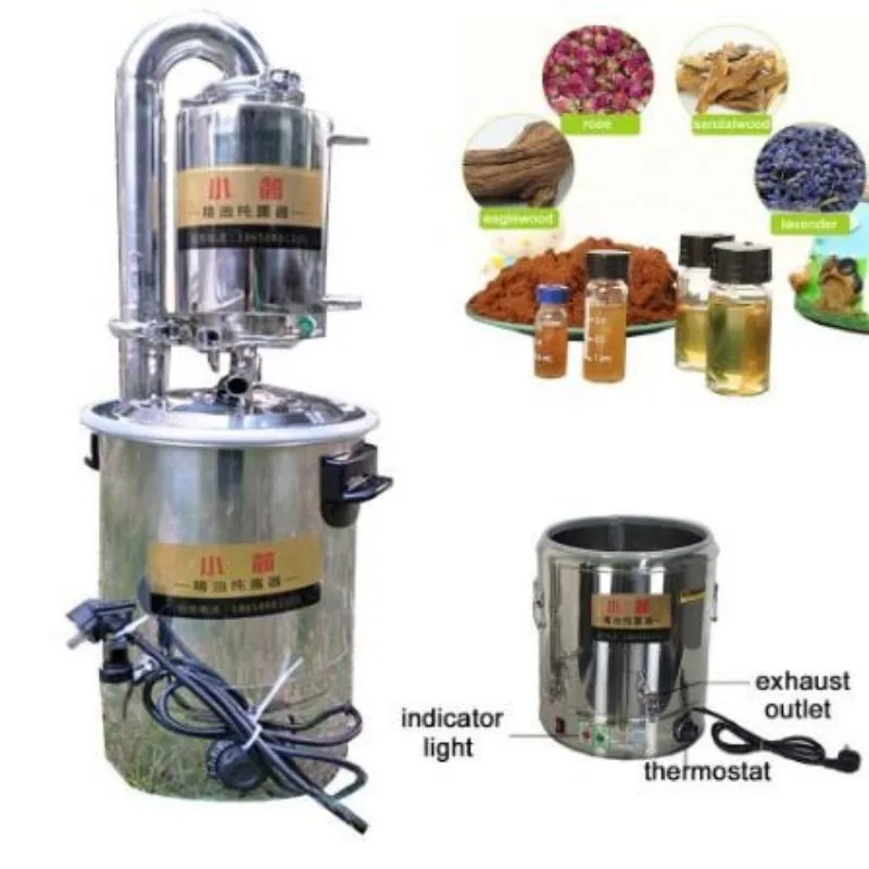 10L/21L/32L/55L New Home/Lab Stainless Automatic Moonshine Still Water Distiller Purifier Filter Essential Oil Distillation
10L/21L/32L/55L New Home/Lab Stainless Automatic Moonshine Still Water Distiller Purifier Filter Essential Oil Distillation