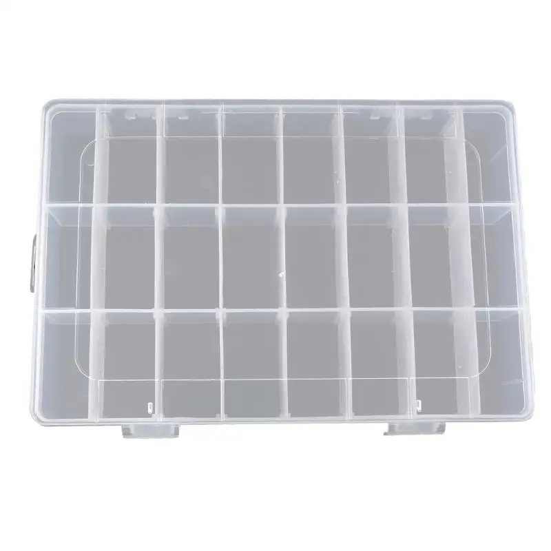 Plastic Detachable 24 Slots Fishing Lure Bait Hooks Tackle Accessory Storage Case Box Small Scoop Box 24 Compartments NEW Z60
Plastic Detachable 24 Slots Fishing Lure Bait Hooks Tackle Accessory Storage Case Box Small Scoop Box 24 Compartments NEW Z60