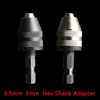 Universal Chuck 1/4 Inch 0.5mm-3mm Keyless Hex Shank Adapter Converter Drill Bit Chuck Quick Change Alloy
Universal Chuck 1/4 Inch 0.5mm-3mm Keyless Hex Shank Adapter Converter Drill Bit Chuck Quick Change Alloy