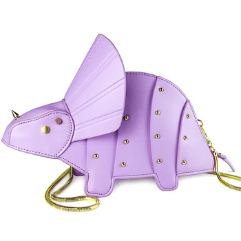 Personality Trend Rivet Dinosaur Shoulder Bag Pu Leather Ladies Chain Messenger Bag Female Wallet Quality Travel Bag
Personality Trend Rivet Dinosaur Shoulder Bag Pu Leather Ladies Chain Messenger Bag Female Wallet Quality Travel Bag