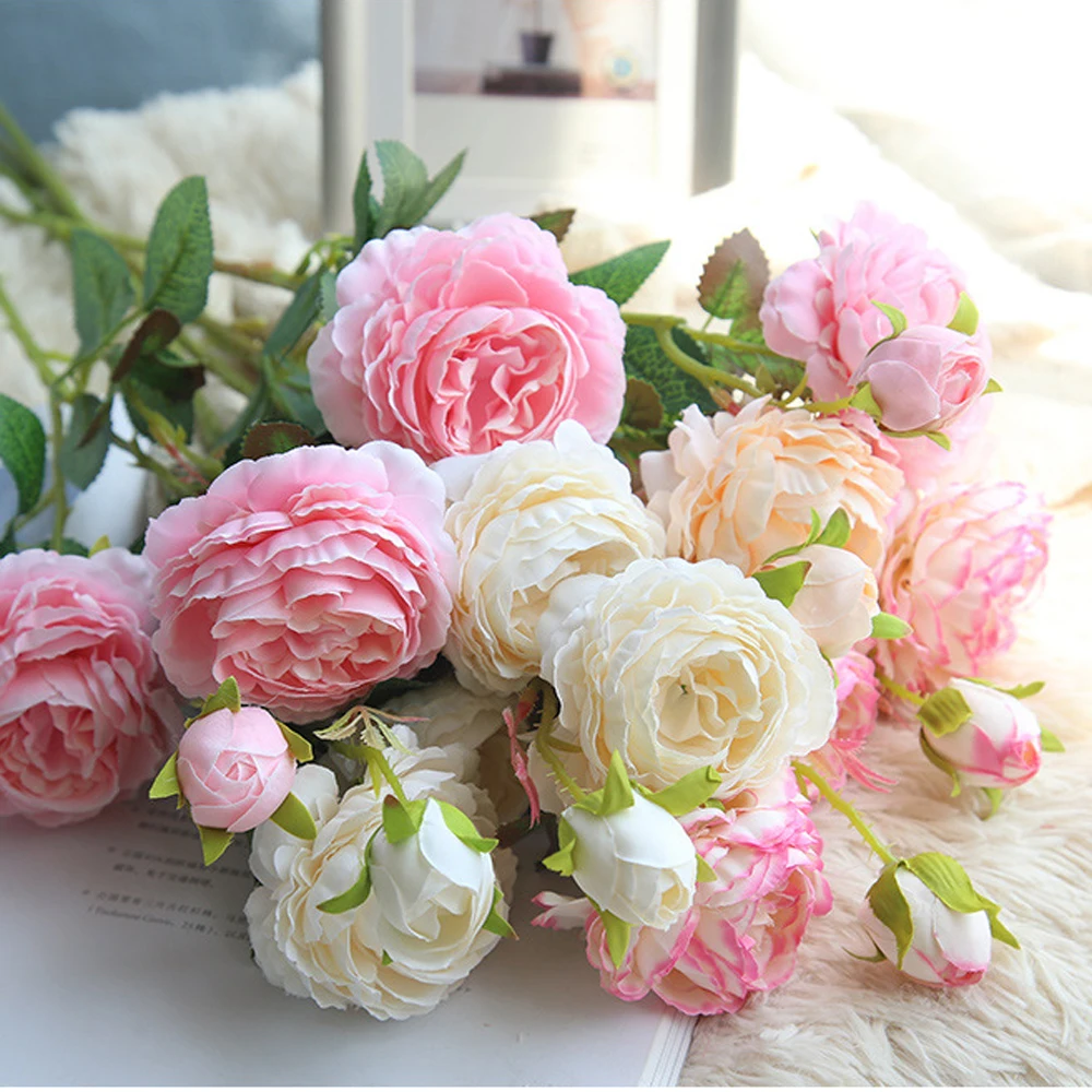 5 Pcs/Lot Peony Artificial Flowers Flower Bouquet Holding Flowers Fake Silk Flowers For Home Decor Wedding Decor Party
5 Pcs/Lot Peony Artificial Flowers Flower Bouquet Holding Flowers Fake Silk Flowers For Home Decor Wedding Decor Party