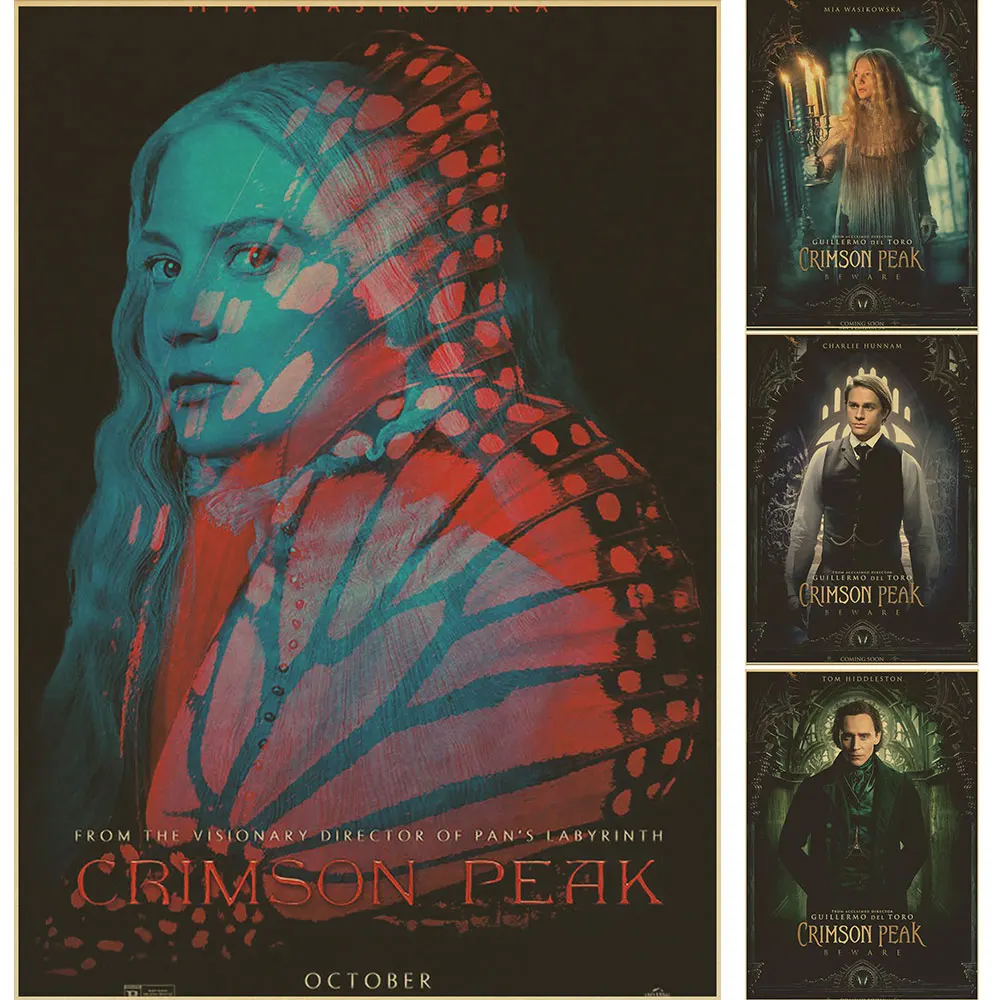 Crimson Peak New Movie Wonderful retro Poster vintage paintings Art Bedroom Decoration
Crimson Peak New Movie Wonderful retro Poster vintage paintings Art Bedroom Decoration