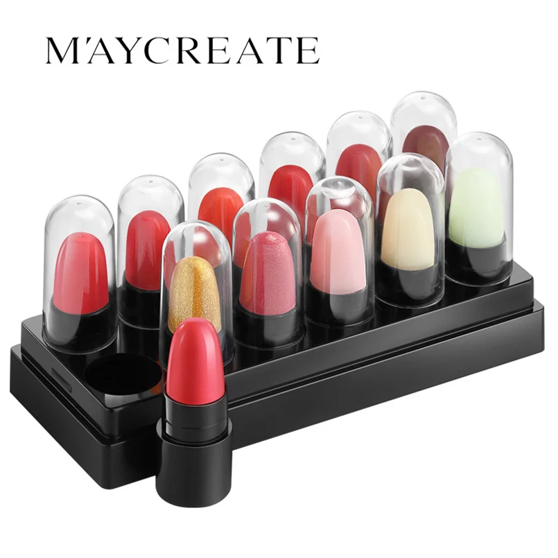 Maycreate 12Color Mini Lipstick Set Travel Lipstick Kits Multi-functional Long Lasting Lip Stick Lip Balm Lip Cosmetic Maquiagem
Maycreate 12Color Mini Lipstick Set Travel Lipstick Kits Multi-functional Long Lasting Lip Stick Lip Balm Lip Cosmetic Maquiagem