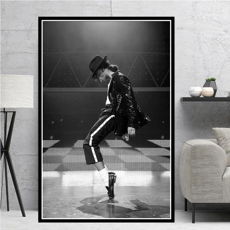 Poster Prints Michael Jackson Rock Pop Music Legend Star Oil Painting Canvas Wall Art Pictures For Living Room Home Decoration
Poster Prints Michael Jackson Rock Pop Music Legend Star Oil Painting Canvas Wall Art Pictures For Living Room Home Decoration