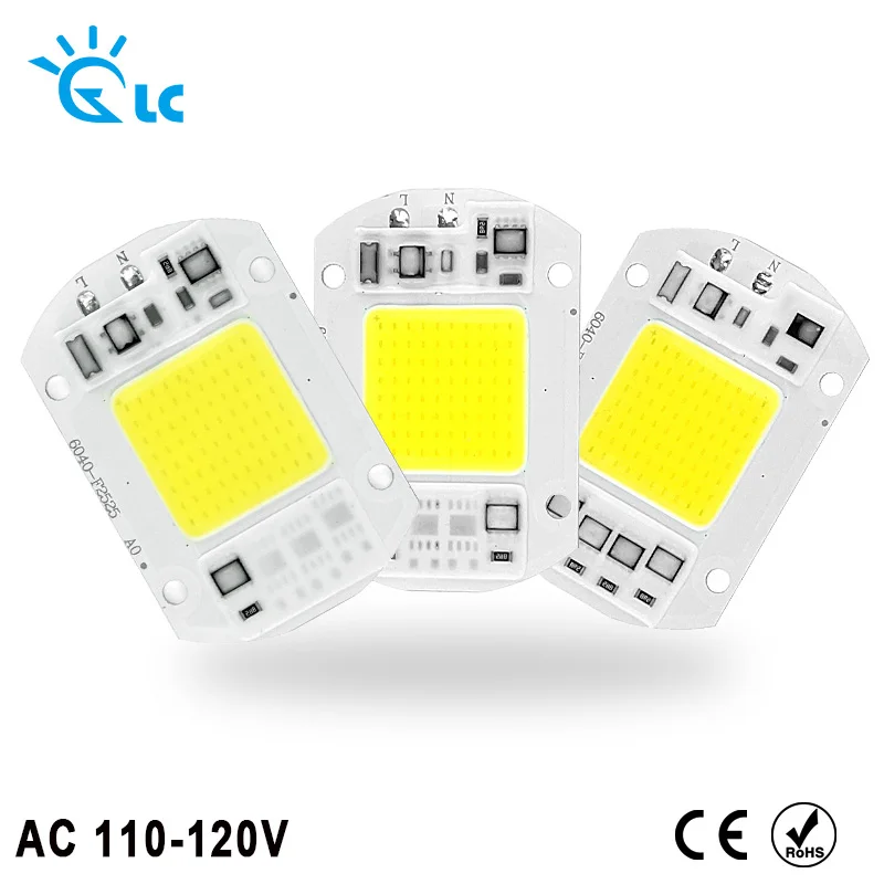 COB LED Lamp Chip 110V 120V 20W 30W 50W LED COB Bulb Lamp Smart IC Driver Cold Warm White LED Spotlight Floodlight Chip
COB LED Lamp Chip 110V 120V 20W 30W 50W LED COB Bulb Lamp Smart IC Driver Cold Warm White LED Spotlight Floodlight Chip