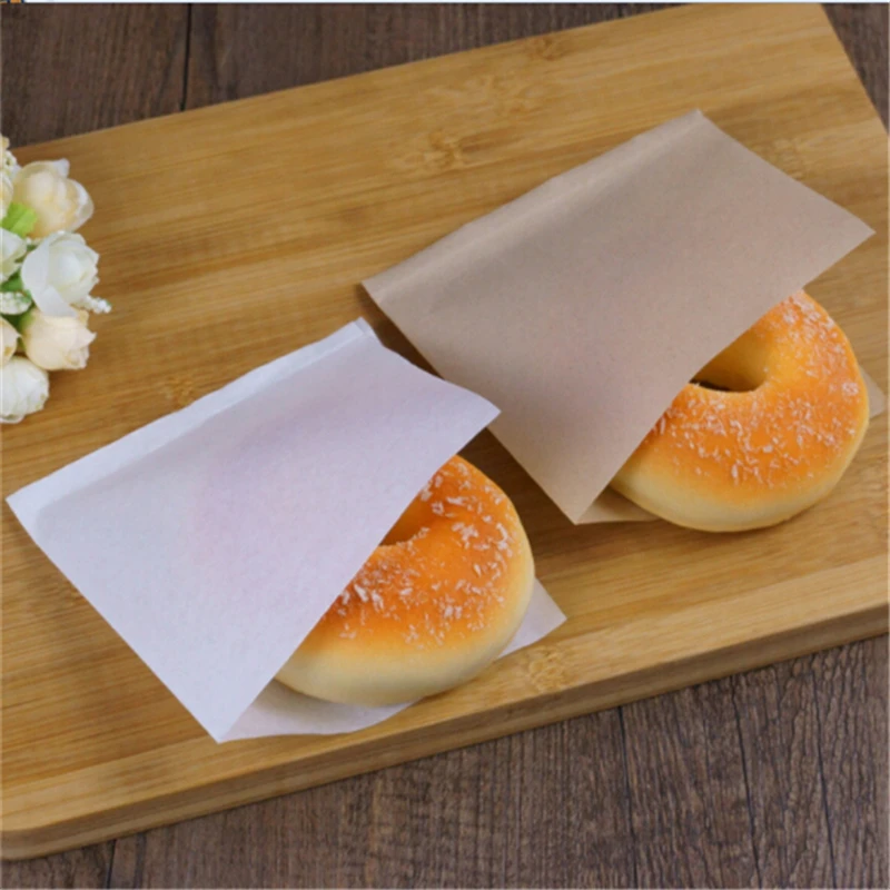 100pcs 12x12cm Biscuits Doughnut Paper Bags Oilproof Bread Craft Bakery Food Packing Kraft Sandwich Donut Bread Bag
100pcs 12x12cm Biscuits Doughnut Paper Bags Oilproof Bread Craft Bakery Food Packing Kraft Sandwich Donut Bread Bag