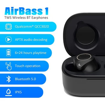 Instock LEAGOO TWS A1/AirBass A1 Wireless earphone Voice control Bluetooth 5.0 Noise reduction Tap Control
Instock LEAGOO TWS A1/AirBass A1 Wireless earphone Voice control Bluetooth 5.0 Noise reduction Tap Control