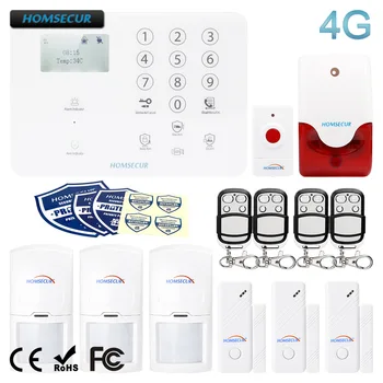HOMSECUR Wireless 4G LCD SMS Autodial Home House Alarm System+IOS/Android APP GA01-4G-W
HOMSECUR Wireless 4G LCD SMS Autodial Home House Alarm System+IOS/Android APP GA01-4G-W