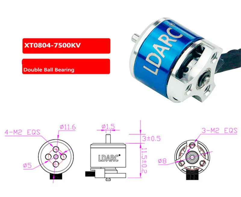 KingKong Tiny GT7 GT8 FPV Drone Kits Set Camera XT0803 XT0804 Brushless Motor 10A Fly Tower 1535 Propeller (9)