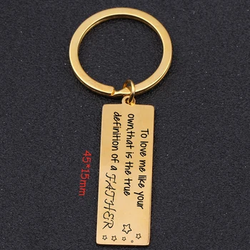 For Stepfather Keychain Gift Engraved To Have Me Like Your Own That Is The True Definition Of A Father Key Ring Charm Holder
For Stepfather Keychain Gift Engraved To Have Me Like Your Own That Is The True Definition Of A Father Key Ring Charm Holder