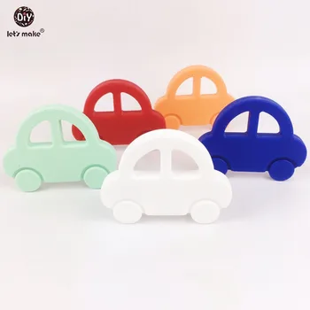 Let's make Baby Teether Silicone Cars Shape Baby Pacifier Clip Charms 2pc Silicone Natural Nursing Necklace Pendant
Let's make Baby Teether Silicone Cars Shape Baby Pacifier Clip Charms 2pc Silicone Natural Nursing Necklace Pendant