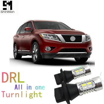 Shinman For Nissan patrol pathfinder sentra micra teana DRL LED CAR Turn light Daytime Running Light &Front Turn Signal light
Shinman For Nissan patrol pathfinder sentra micra teana DRL LED CAR Turn light Daytime Running Light &Front Turn Signal light