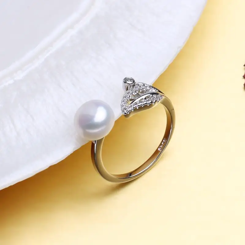 FENASY 925 Sterling Silver Ring Natural Pearl Rings For Women New Pearl Jewelry Cute Fashion Leaf Ring
FENASY 925 Sterling Silver Ring Natural Pearl Rings For Women New Pearl Jewelry Cute Fashion Leaf Ring