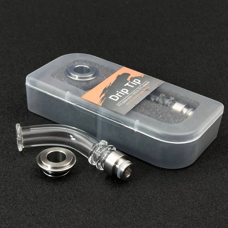 VapeSoon 2sets/lot 510 Long Glass Drip Tip With Stainless Steel +810 to 510 Adapter Fit For TFV8 /TFV8 BIG BABY/TFV12 Prince etc
VapeSoon 2sets/lot 510 Long Glass Drip Tip With Stainless Steel +810 to 510 Adapter Fit For TFV8 /TFV8 BIG BABY/TFV12 Prince etc