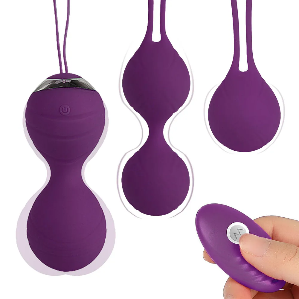 4 pcs Vaginal Tighten Exercise Kegel Balls Vibrator For Women Wireless Remote Vibrating Vagina Eggs Vibrator Sex Toy For Women (18)