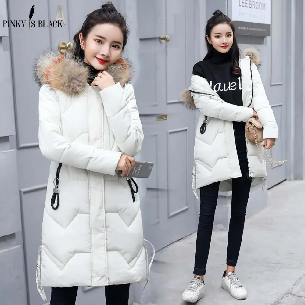 PinkyIsBlack Female Jacket Large Faux Fur Winter Jacket Women 2019 Warm Thicken Hooded Winter Coat Women Down Cotton Long Parkas
PinkyIsBlack Female Jacket Large Faux Fur Winter Jacket Women 2019 Warm Thicken Hooded Winter Coat Women Down Cotton Long Parkas