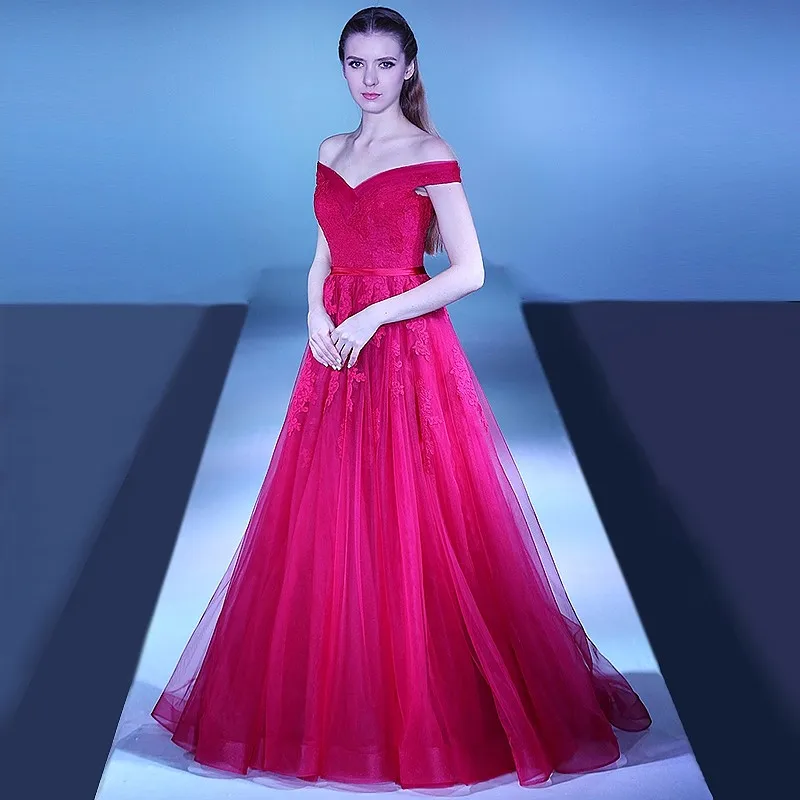 Vestidos de festa 2019 Sexy Off The Shoulder A Line Prom Dresses Gala jurken Lace Up Back Red Evening Dresses For Party Gown
Vestidos de festa 2019 Sexy Off The Shoulder A Line Prom Dresses Gala jurken Lace Up Back Red Evening Dresses For Party Gown