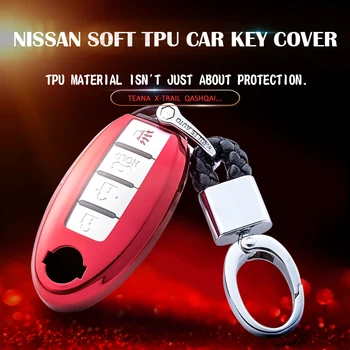 TPU Car Key Protect Case Cover For NISSAN or INFINITI TEANA SYLPHY TIIDA X-TRAIL QX60 EX25 Q50 QX50 car buckle rope styling
TPU Car Key Protect Case Cover For NISSAN or INFINITI TEANA SYLPHY TIIDA X-TRAIL QX60 EX25 Q50 QX50 car buckle rope styling