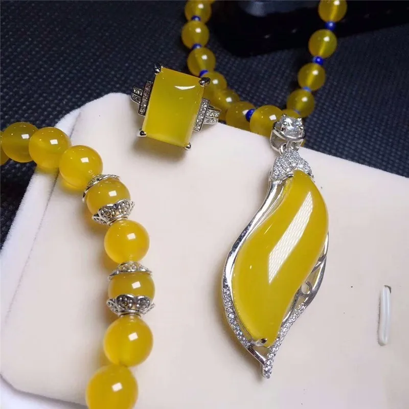 Koraba Fine Jewelry 925 Silver Inlaid Natural Chalcedony Pendant Necklace Ring Bracelet Set Gifts Free Shipping
Koraba Fine Jewelry 925 Silver Inlaid Natural Chalcedony Pendant Necklace Ring Bracelet Set Gifts Free Shipping