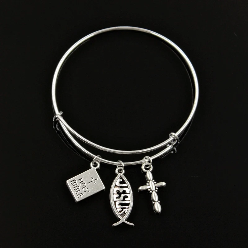 Holy Bible Jesus Fish Cross Pendant Diy Handmade Charms Men Bracelet Women Bangles Jewelry Souvenir For Gift
Holy Bible Jesus Fish Cross Pendant Diy Handmade Charms Men Bracelet Women Bangles Jewelry Souvenir For Gift
