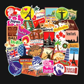 100Pcs/set Retro Traveling Stickers Tourist Sites Graffiti Decal Sticker For Suitcase Laptop Luggage Bag Guitar Fridge Bicycle
100Pcs/set Retro Traveling Stickers Tourist Sites Graffiti Decal Sticker For Suitcase Laptop Luggage Bag Guitar Fridge Bicycle