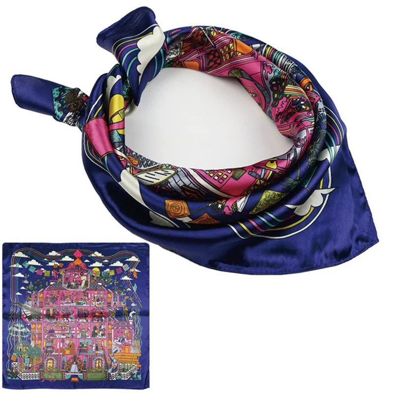 Cartoon Oil Painting Print Bag Ribbons Fashion Women Silk Scarf Luxury Brand Designer Kerchief Ladies Small Square Scarves&Wrap
Cartoon Oil Painting Print Bag Ribbons Fashion Women Silk Scarf Luxury Brand Designer Kerchief Ladies Small Square Scarves&Wrap