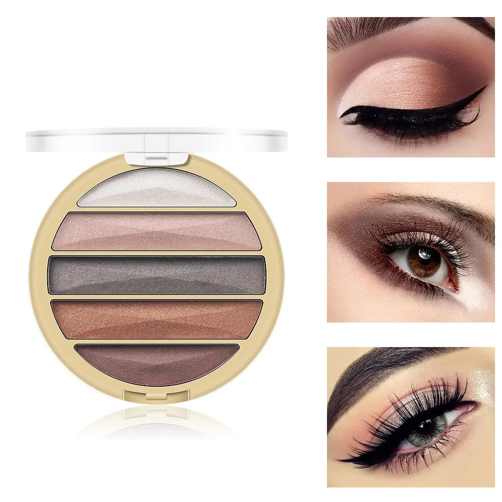 5 Color Glitter Eyeshadow Palette Pressed Shimmer Matte Eye Shadow MakeUp LongLasting Eye Palette Sombra de olho YJJ1
5 Color Glitter Eyeshadow Palette Pressed Shimmer Matte Eye Shadow MakeUp LongLasting Eye Palette Sombra de olho YJJ1