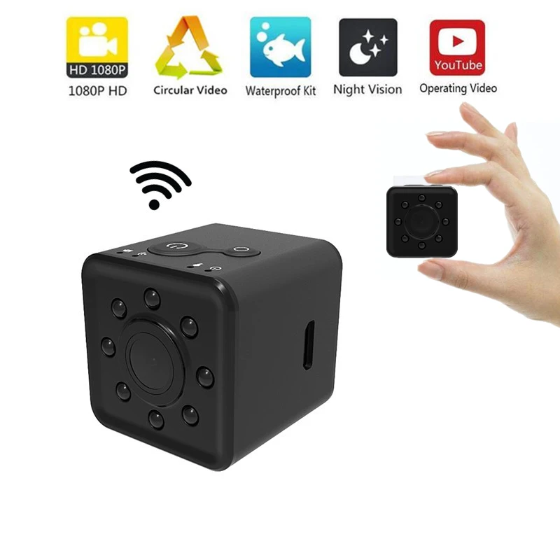 Sansnail Mini Cam WIFI Camera SQ13 SQ11 SQ12 FULL HD 1080P Night Vision Waterproof shell CMOS Sensor Recorder Camcorder Micro
Sansnail Mini Cam WIFI Camera SQ13 SQ11 SQ12 FULL HD 1080P Night Vision Waterproof shell CMOS Sensor Recorder Camcorder Micro