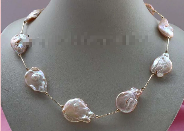 Natural 28mm Pink Baroque Reborn keshi Pearl Necklace Chain 14k #f2304!^^^@^Noble style Natural Fine jewe FREE SHIPPING
Natural 28mm Pink Baroque Reborn keshi Pearl Necklace Chain 14k #f2304!^^^@^Noble style Natural Fine jewe FREE SHIPPING