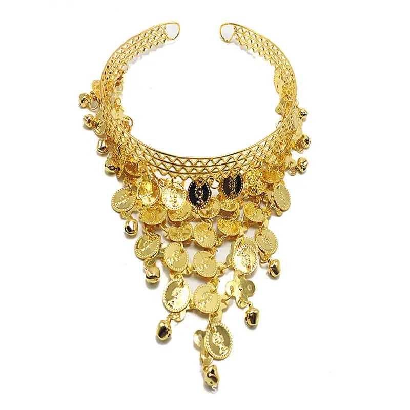 

gold metal charm headband Bohemian Fashion hairband coin tassel headpiece belly dance head band hair jewelry indian jewelry