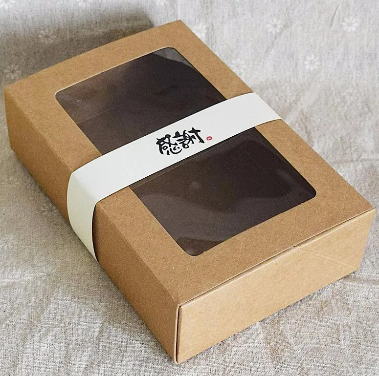 20pcs Kraft paper cake box, Kraft cardboard cake gift box for Macaron with pvc window,cookies biscuits packaging paper craft box
20pcs Kraft paper cake box, Kraft cardboard cake gift box for Macaron with pvc window,cookies biscuits packaging paper craft box