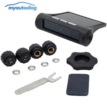 TPMS Solar Power Smart Car Tire Tyre Pressure Monitoring System Wireless Alarm Warning with 4 Sensors BAR PSI LCD Display
TPMS Solar Power Smart Car Tire Tyre Pressure Monitoring System Wireless Alarm Warning with 4 Sensors BAR PSI LCD Display