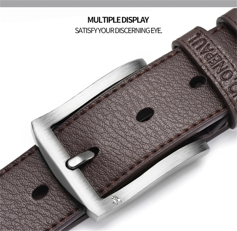 NO.ONEPAUL buckle men belt High Quality cow genuine leather luxury strap male belts for men new fashion classice vintage pin HTB1wkEyaifrK1RjSspbq6A4pFXa6 - NO.ONEPAUL buckle men belt High Quality cow genuine leather luxury strap male belts for men new fashion classice vintage pin