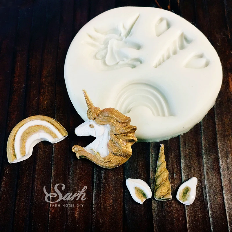 1Pc Mini Unicorn Horn Rainbow Collection Cake Mold Chocolate Mould for Baking Cake Tool DIY Sugarcraft Decoration Tool
1Pc Mini Unicorn Horn Rainbow Collection Cake Mold Chocolate Mould for Baking Cake Tool DIY Sugarcraft Decoration Tool