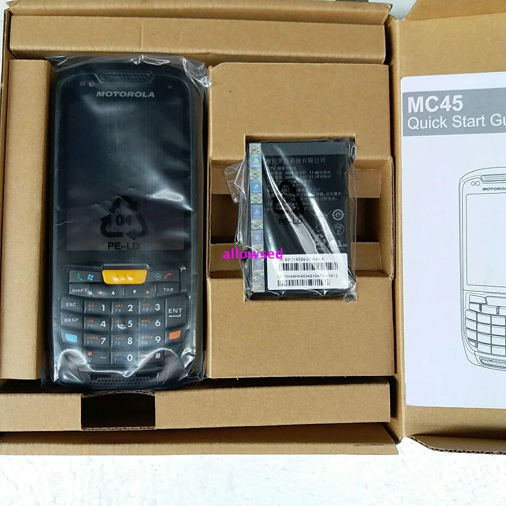 For Motorola Zebra MC45 MC4587 MC4587-ABPBA0000 mobile computer scanner device PDA NEW in box
For Motorola Zebra MC45 MC4587 MC4587-ABPBA0000 mobile computer scanner device PDA NEW in box
