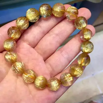 fafa88 10mm Natural Gold Rutilated Titanium Quartz Crystal Beads Bracelet AAAAAA
fafa88 10mm Natural Gold Rutilated Titanium Quartz Crystal Beads Bracelet AAAAAA