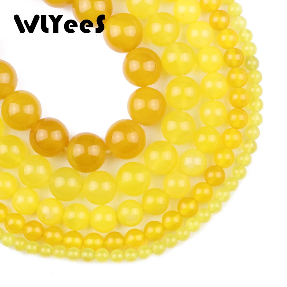 WLYeeS Natural Stone Yellow carnelian bead Round 4/6/8/10/12 mm Loose Bead supply women Jewelry bracelet Necklace making DIY 15'
WLYeeS Natural Stone Yellow carnelian bead Round 4/6/8/10/12 mm Loose Bead supply women Jewelry bracelet Necklace making DIY 15'