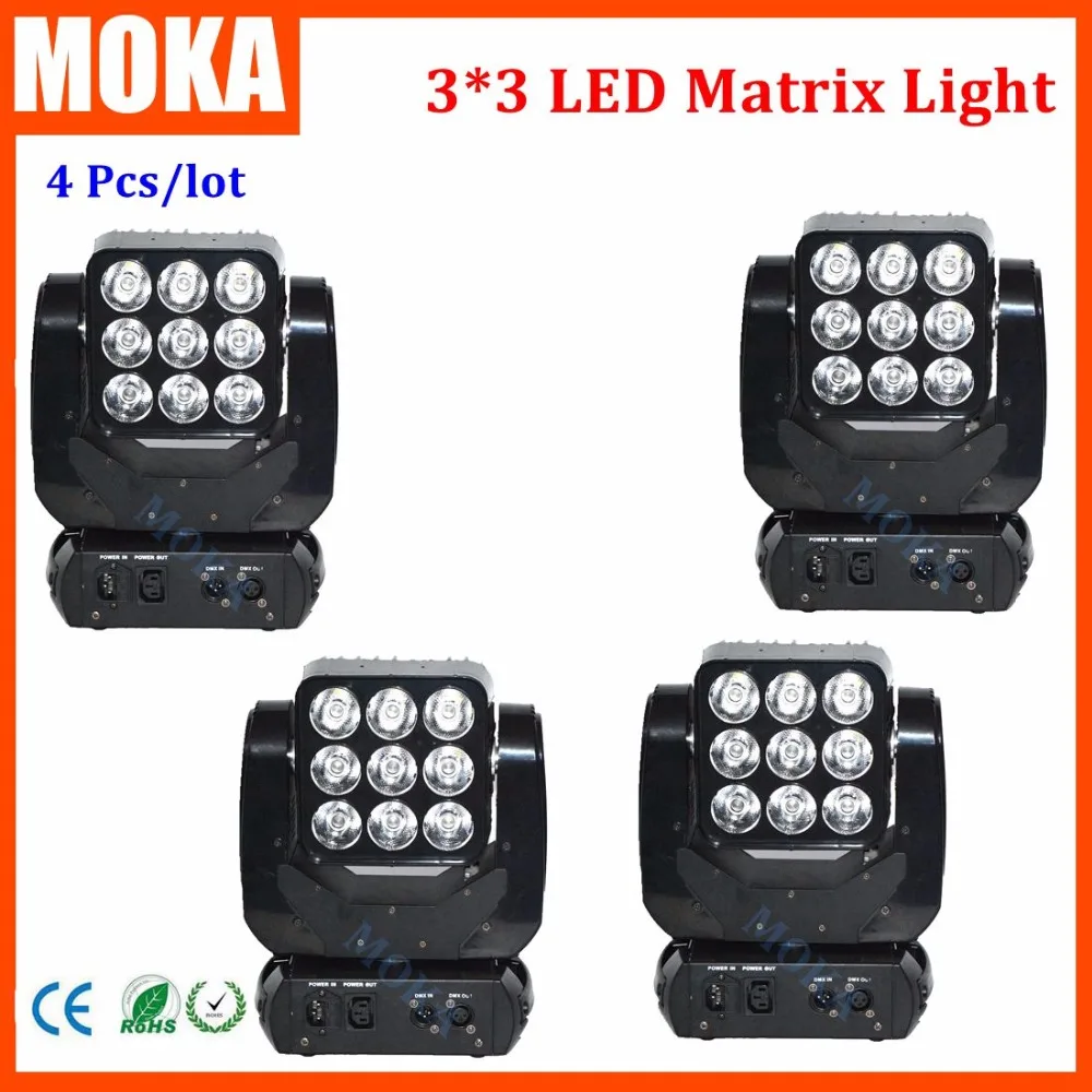 4PCS/LOT 9X10W 4 In1 Led Matrix Light RGBW 4IN1 COB DMX 512 Control Led Matrix Blinder Power
4PCS/LOT 9X10W 4 In1 Led Matrix Light RGBW 4IN1 COB DMX 512 Control Led Matrix Blinder Power