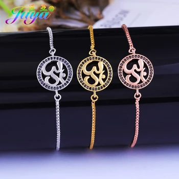 Juya Fashionalbe Hinduism Indian Jewelry Micro Pave Black Zircon OM Charm Bracelets For Women Men Jewelry Supplies
Juya Fashionalbe Hinduism Indian Jewelry Micro Pave Black Zircon OM Charm Bracelets For Women Men Jewelry Supplies