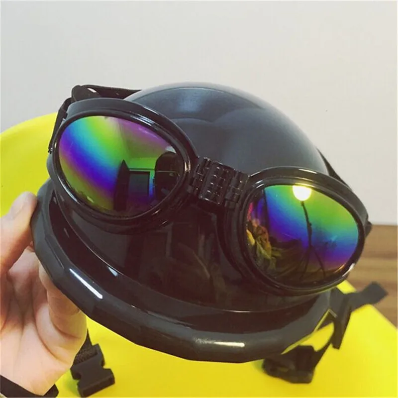 New Glorious Kek Dog Helmets for Motorcycles with Sunglasses Cool ABS Fashion Pet Dog Hat Helmet Plastic Pet Protect Ridding Cap
New Glorious Kek Dog Helmets for Motorcycles with Sunglasses Cool ABS Fashion Pet Dog Hat Helmet Plastic Pet Protect Ridding Cap