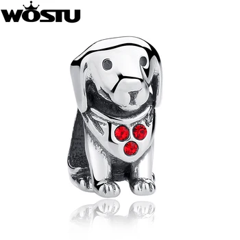 New Design 925 Sterling Soild Silver Cute Dog Charm Beads Fit Original WST Bracelet Authentic DIY Jewelry Gift
New Design 925 Sterling Soild Silver Cute Dog Charm Beads Fit Original WST Bracelet Authentic DIY Jewelry Gift