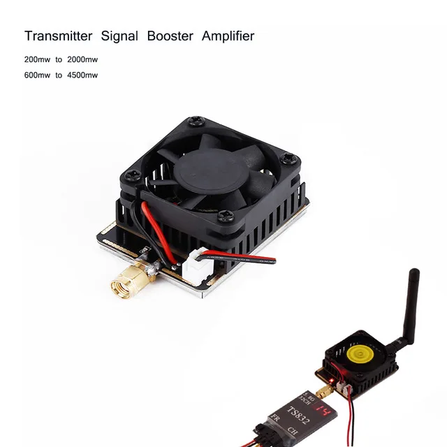 5.8G 3W/4.5W Wireless AV Transmitter Signal Booster Extend Range Amplifier For FPV RC helicopter
5.8G 3W/4.5W Wireless AV Transmitter Signal Booster Extend Range Amplifier For FPV RC helicopter