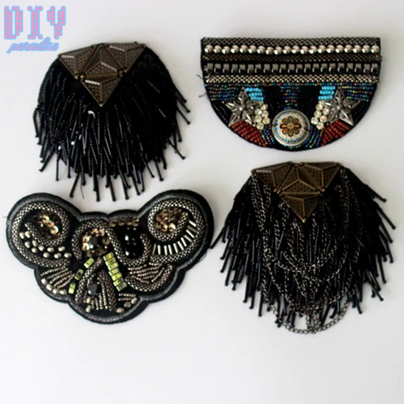 2pcs New Fashion Beads Tassel Chain Shoulder Board Badges Fabric Metal Epaulette Military Pin on Brooch Medal
2pcs New Fashion Beads Tassel Chain Shoulder Board Badges Fabric Metal Epaulette Military Pin on Brooch Medal
